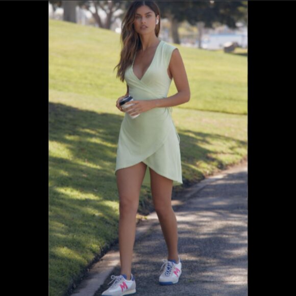 Brand New Daily Practice by Anthropologie Montauk V-Neck Dress - Picture 2 of 10